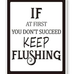 Bathroom Sign 8 X 10